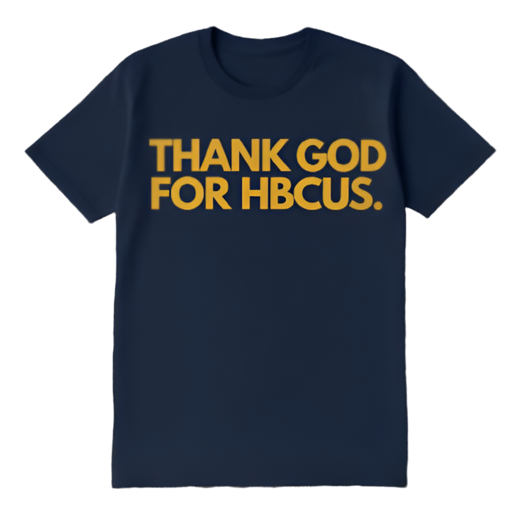 The “TGFH” Long Sleeve Tee in Navy Blue/Gold