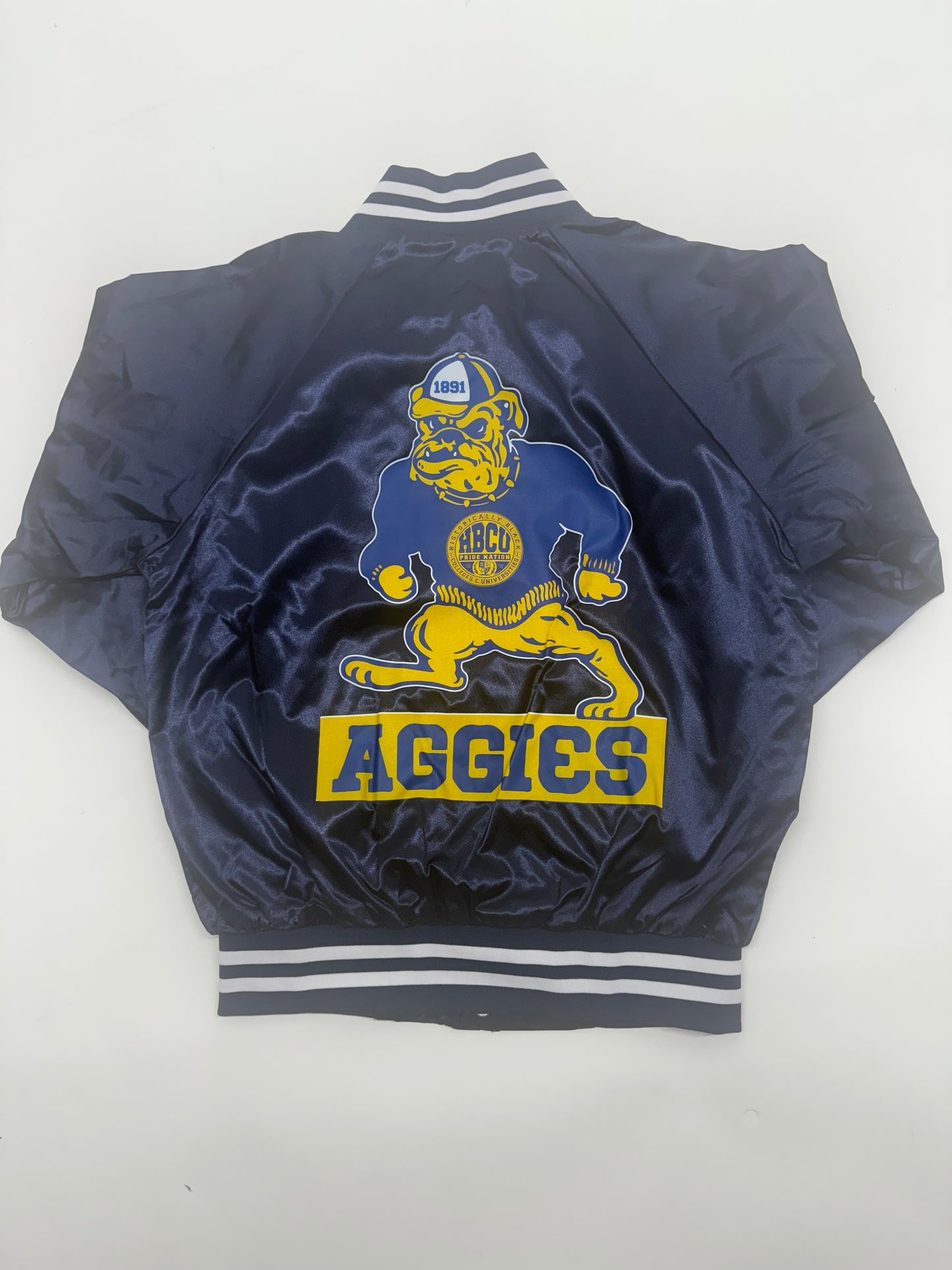 The Proud Product Satin Baseball Jacket in