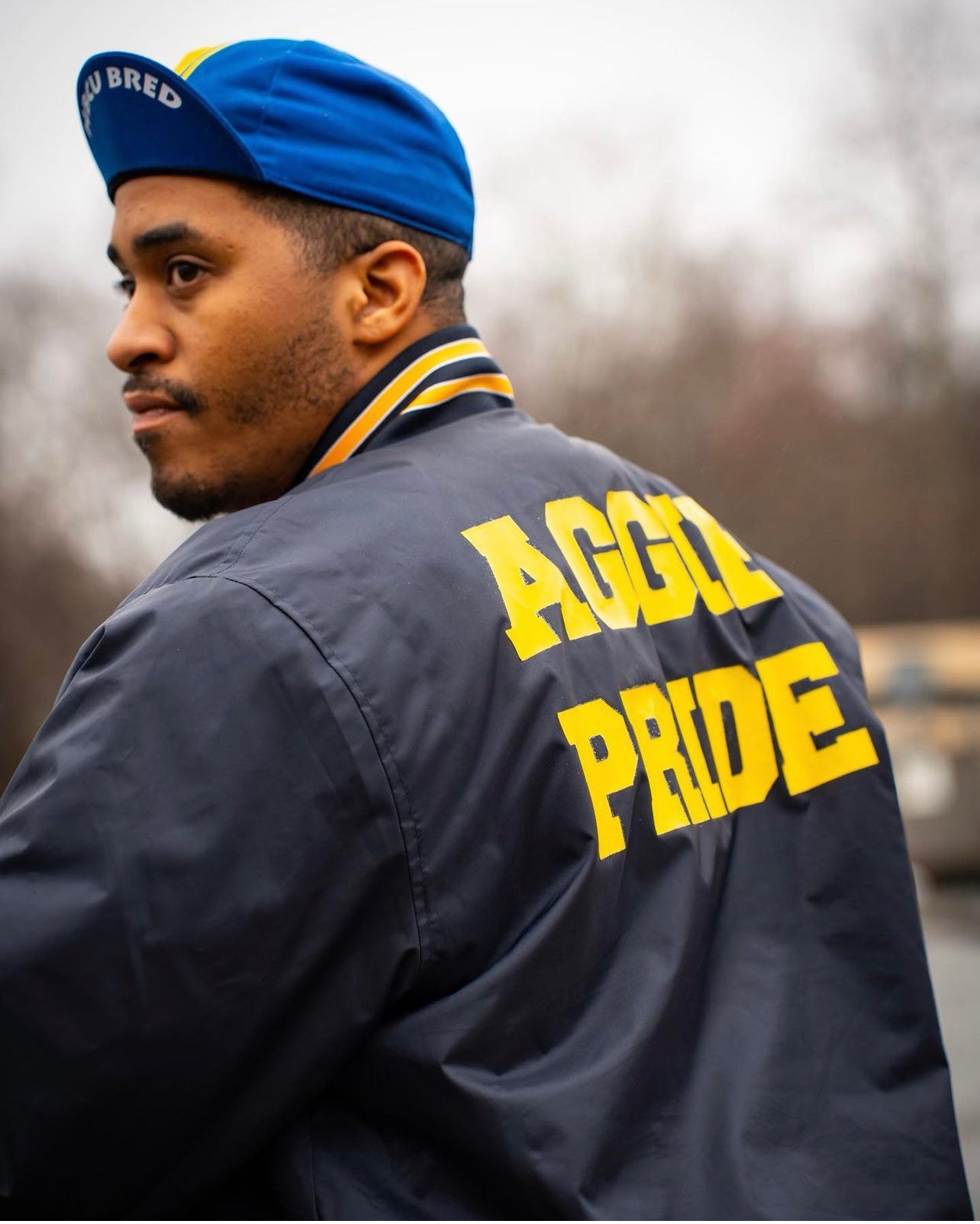 Purchase your “Aggie Pride Heritage Jacket Navy Blue/Gold/Yellow” before GHOE 2023!!!