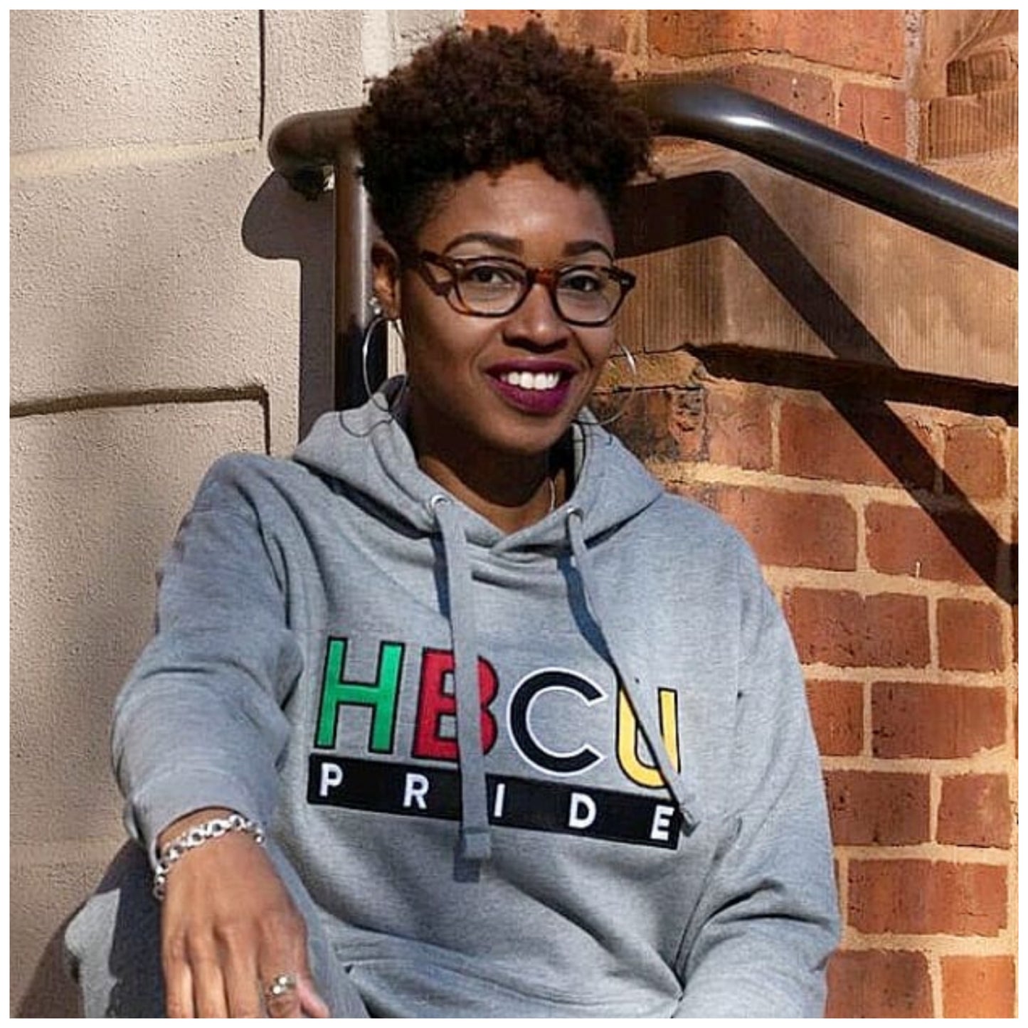 HBCU Pride Hoodie/Crew in Heather Grey