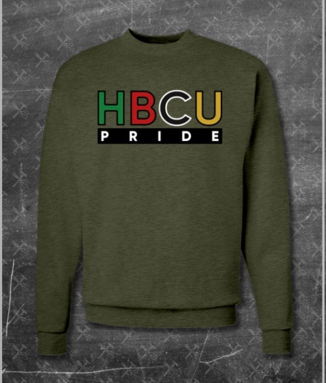 HBCU Pride Hoodie in Olive Green