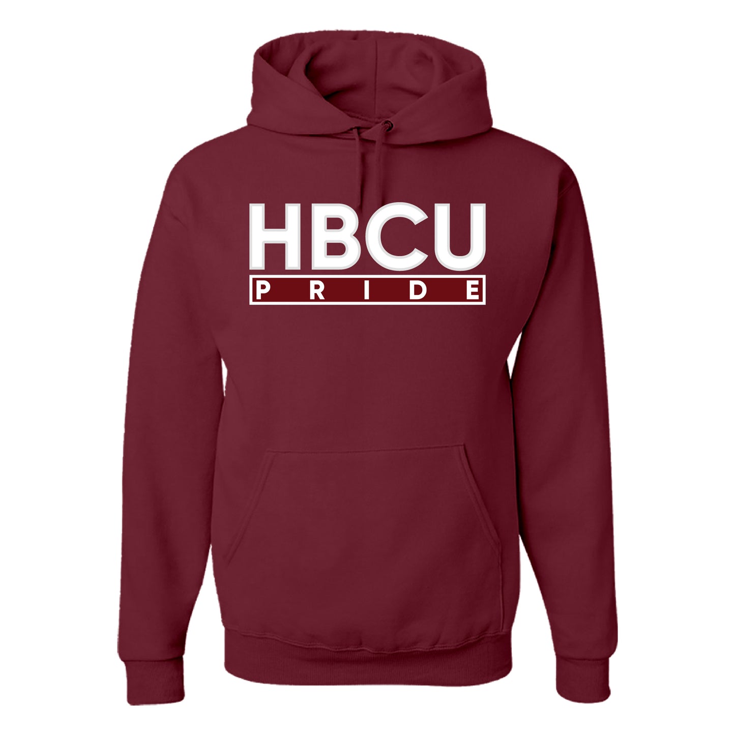 The HBCU Pride Hoodie/Crew in Maroon and White