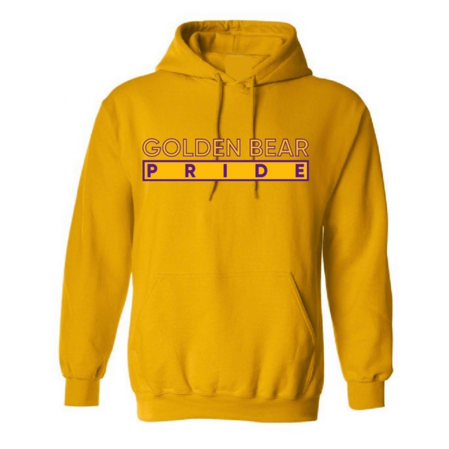 The “Golden Bear Pride” Hoodie in Gold/Purple (AL)