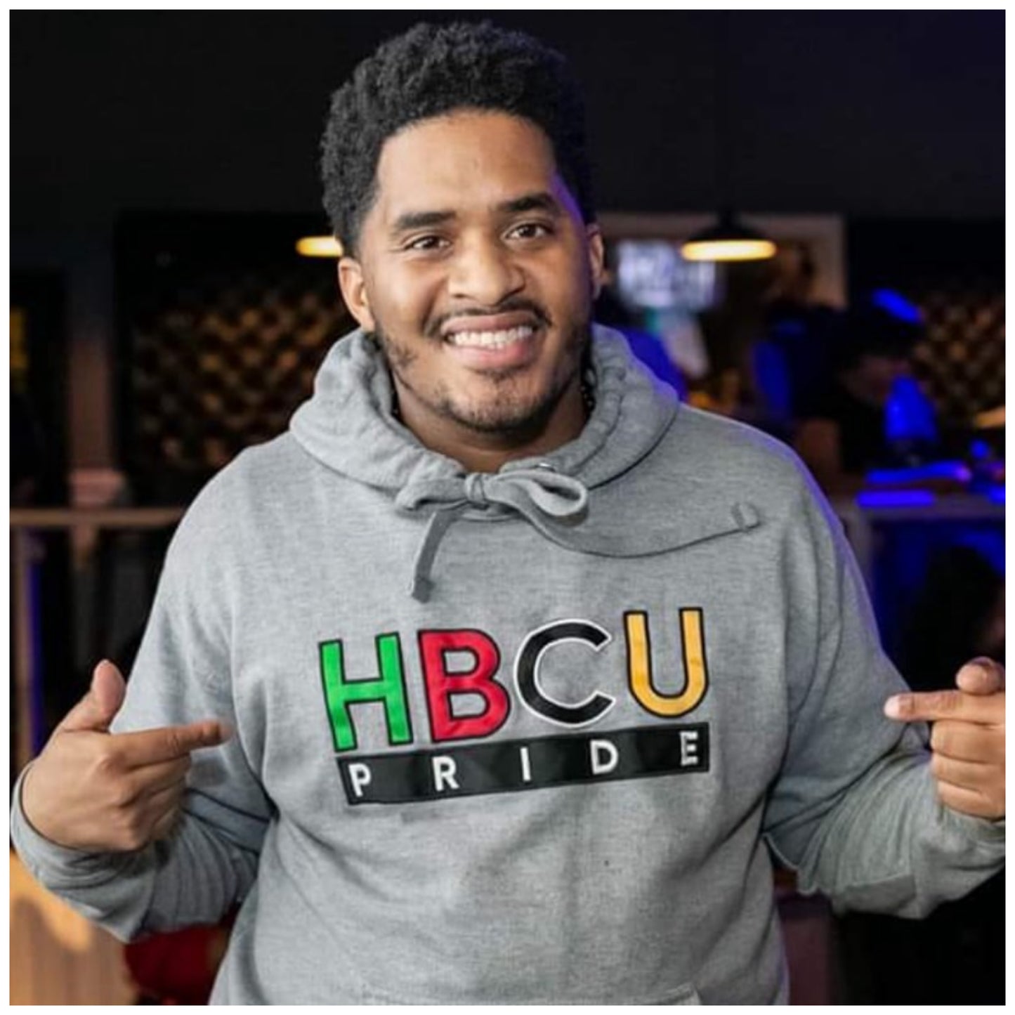 HBCU Pride Hoodie/Crew in Heather Grey