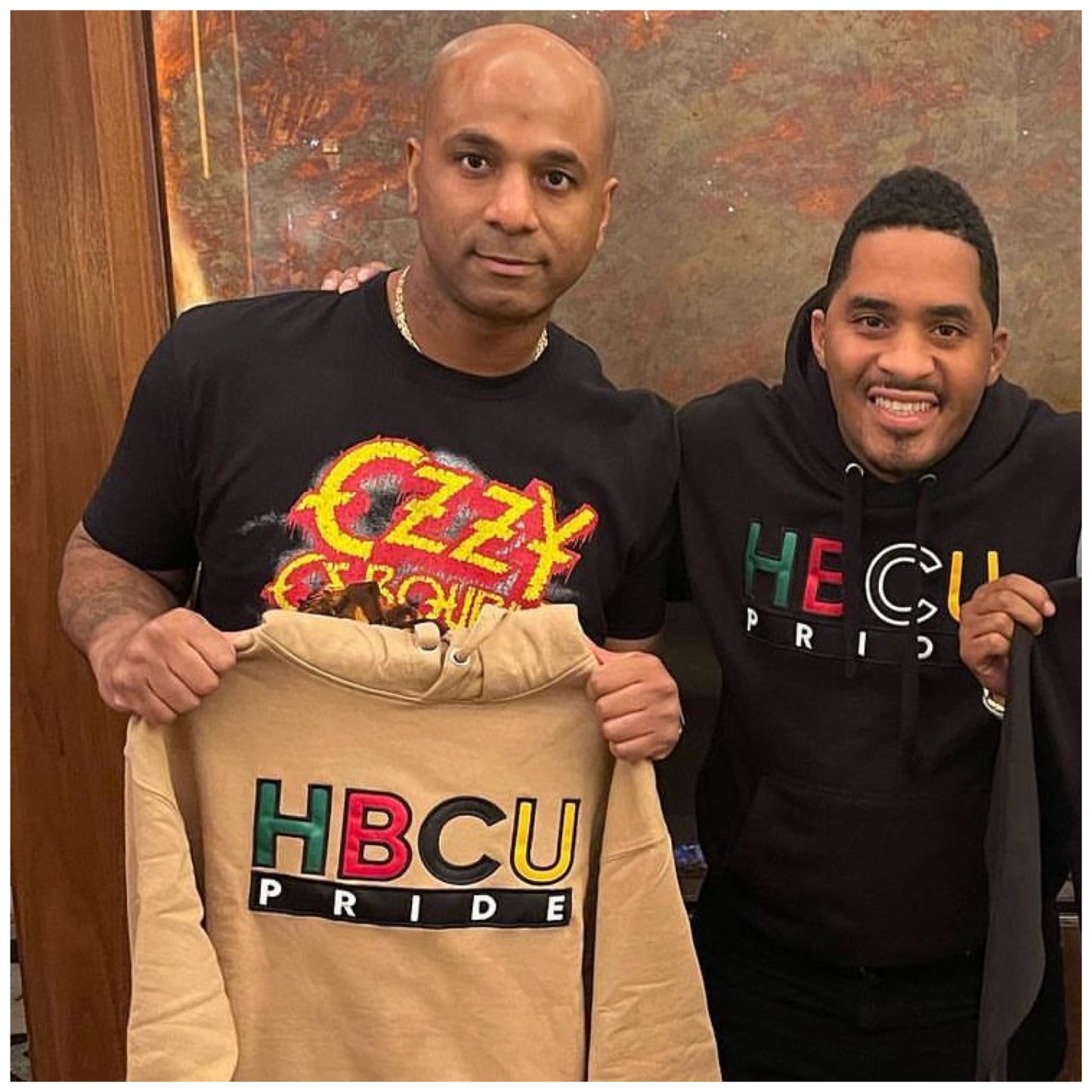 HBCU Pride Hoodie in Khaki