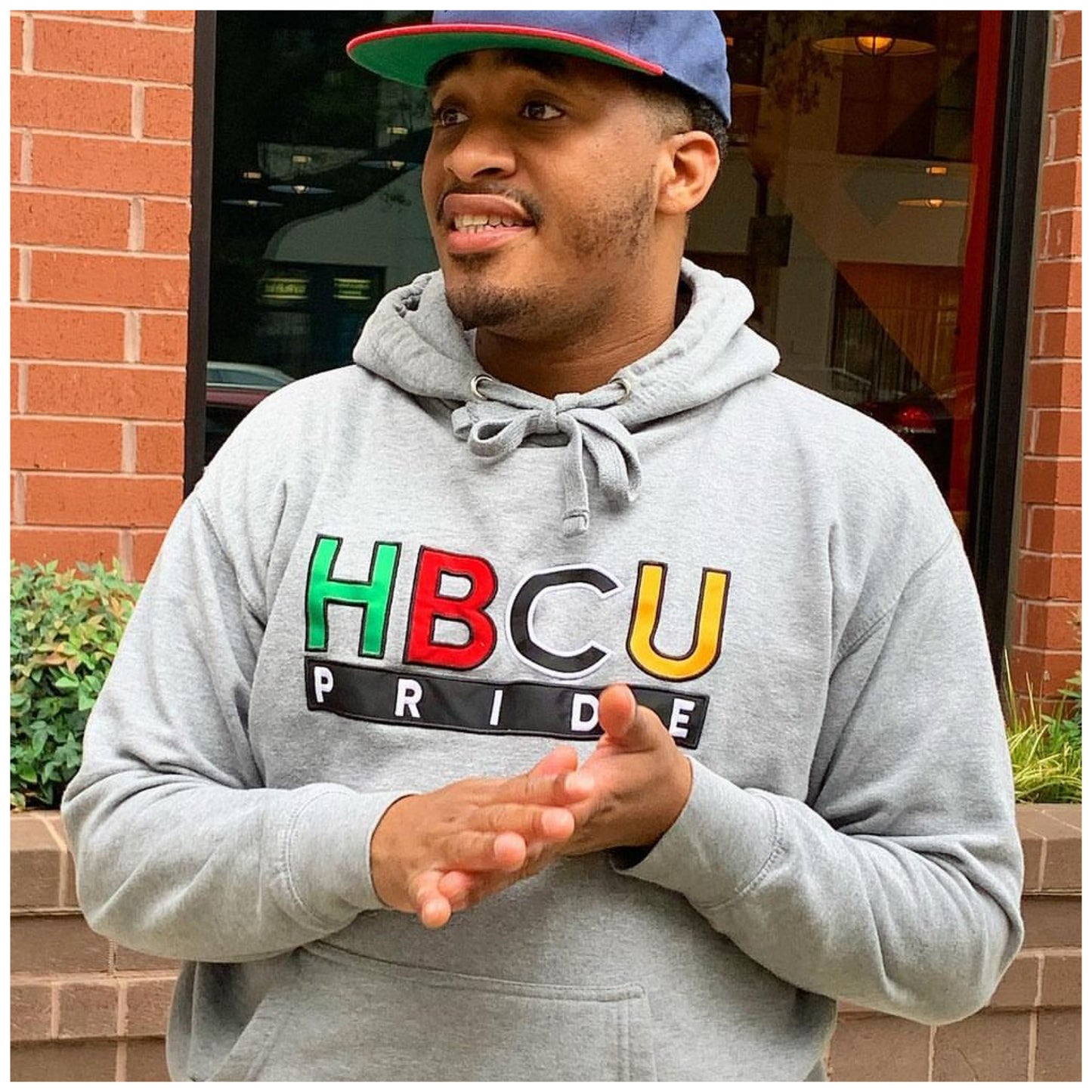 HBCU Pride Hoodie/Crew in Heather Grey
