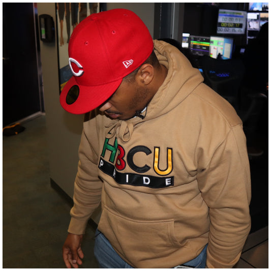 HBCU Pride Hoodie in Khaki