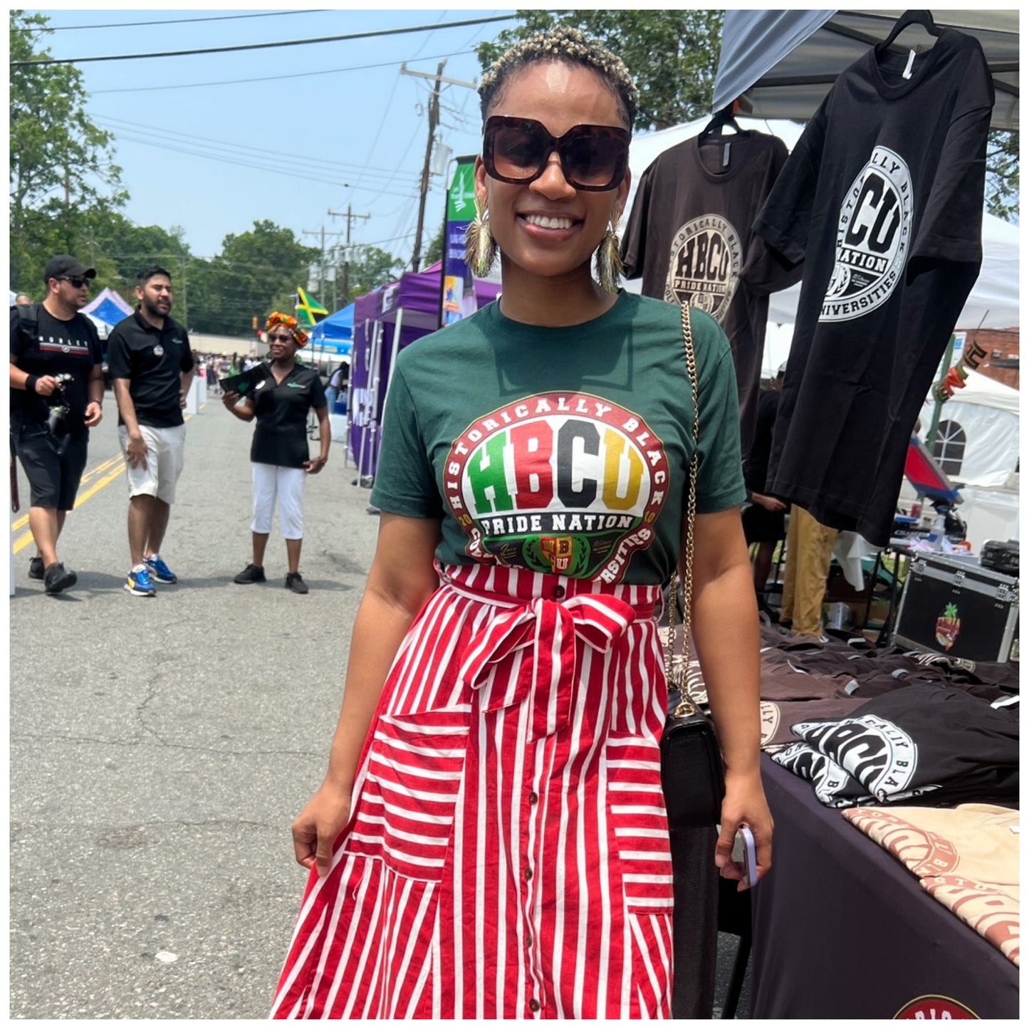 For the Culture Tee in Forest Green