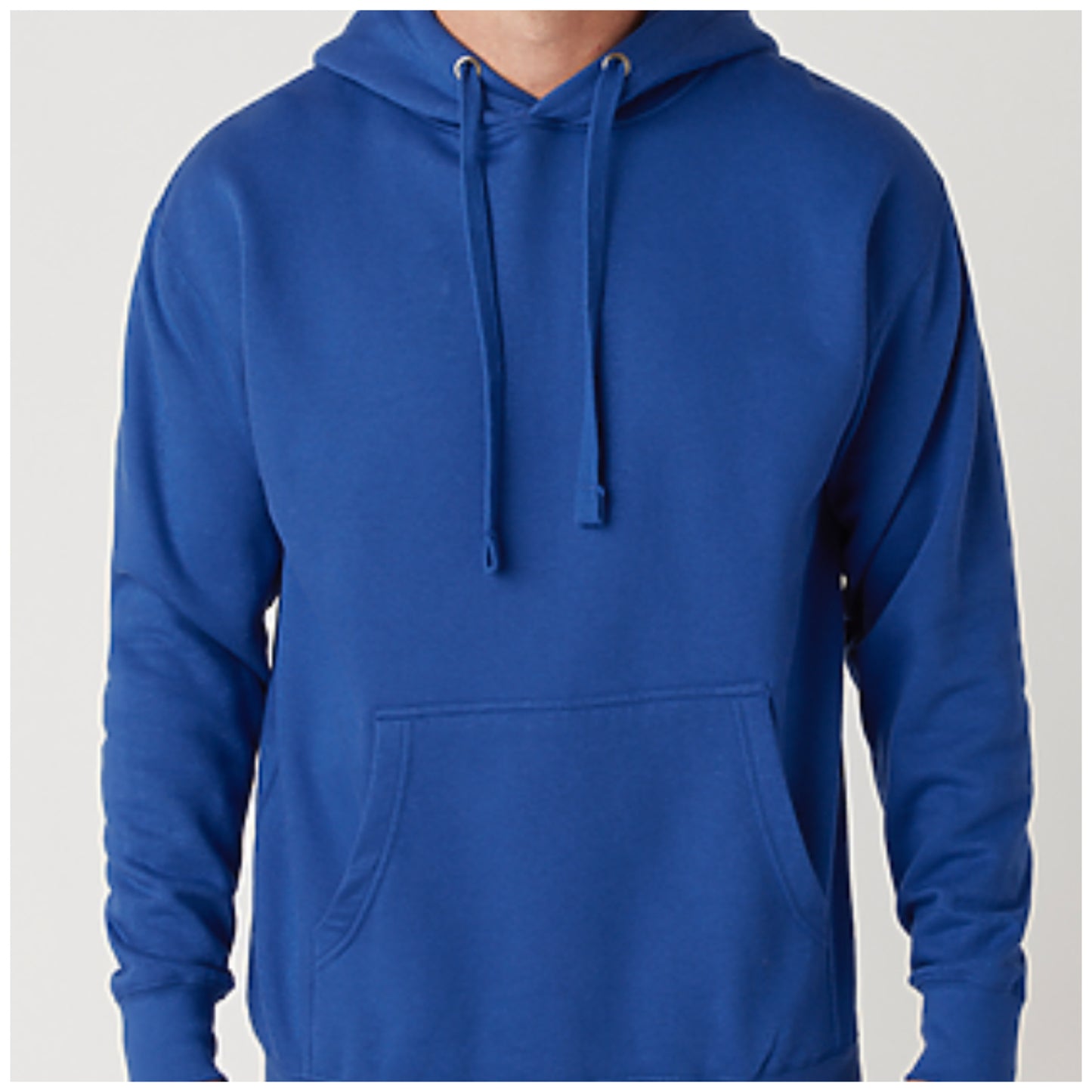 HPN Classic Logo Hoodie/Crew in Royal Blue and White