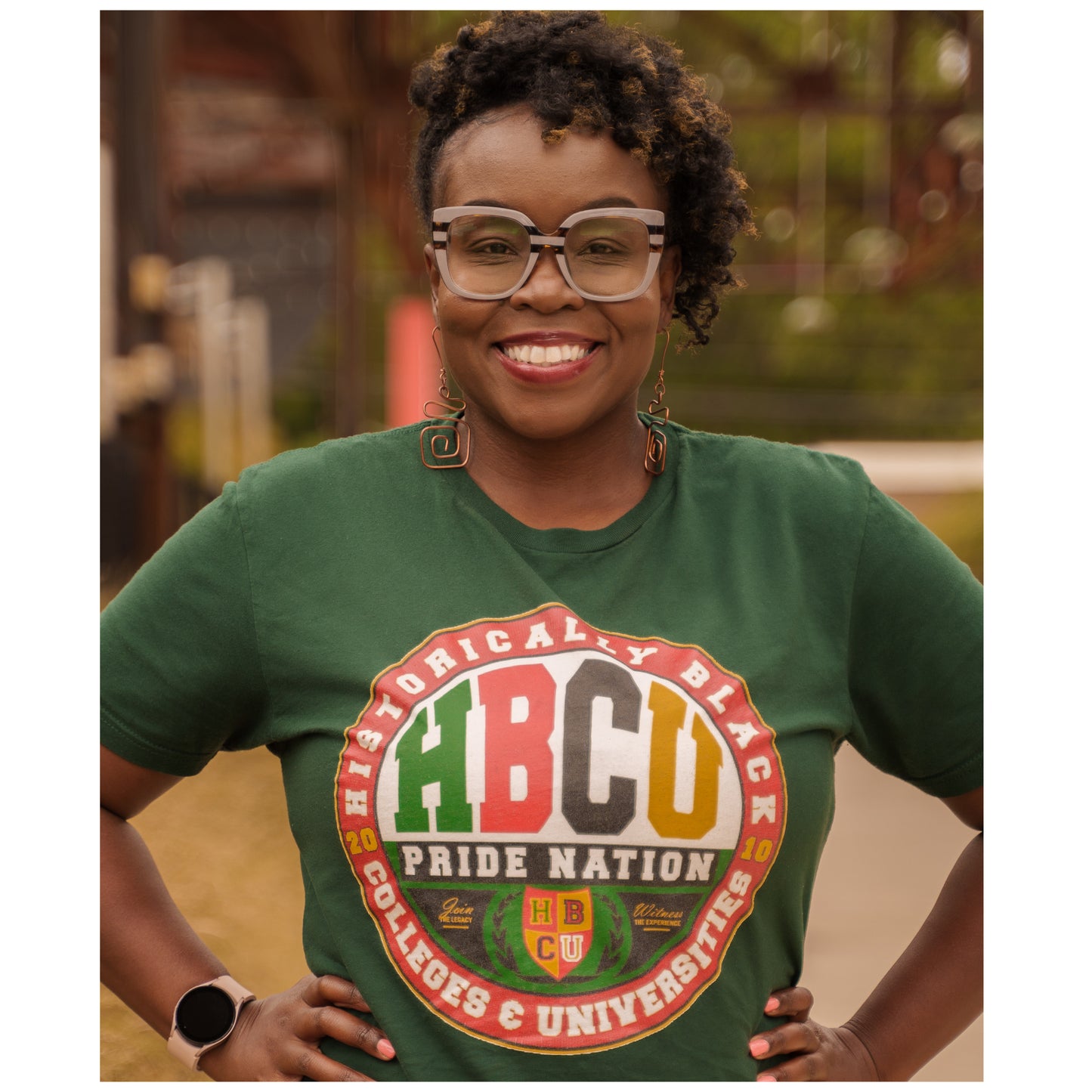 For the Culture Tee in Forest Green