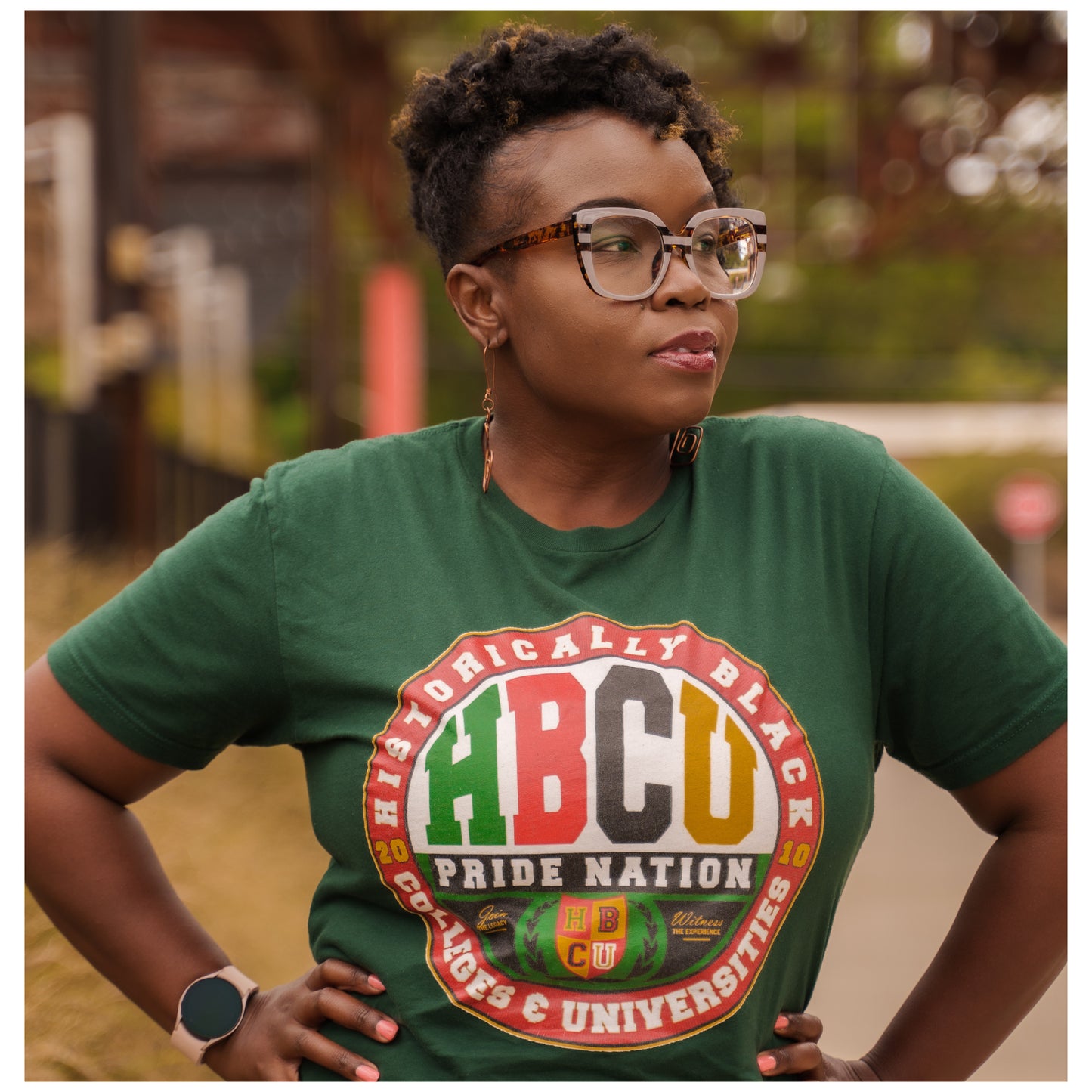 For the Culture Tee in Forest Green