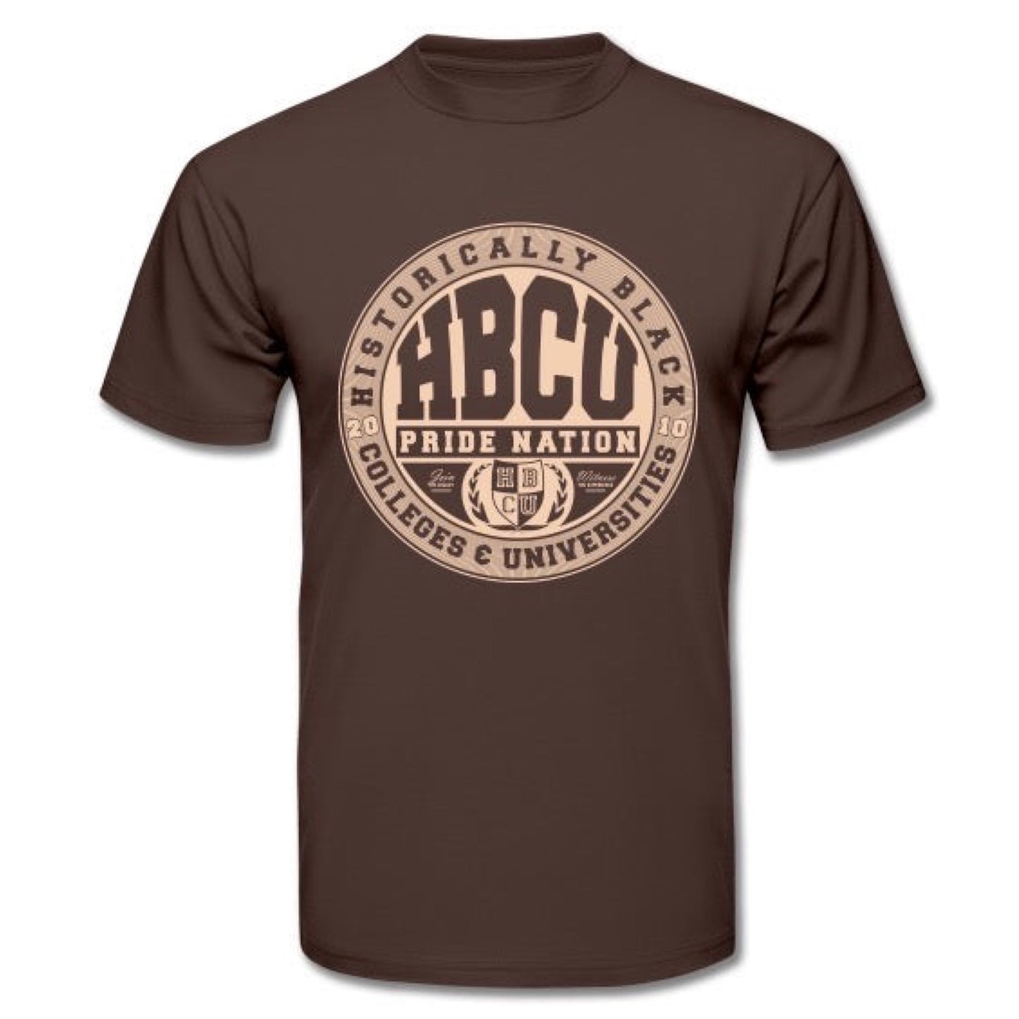 The “Snickers Bar” HPN Classic Tee in Chocolate/Khaki #instock