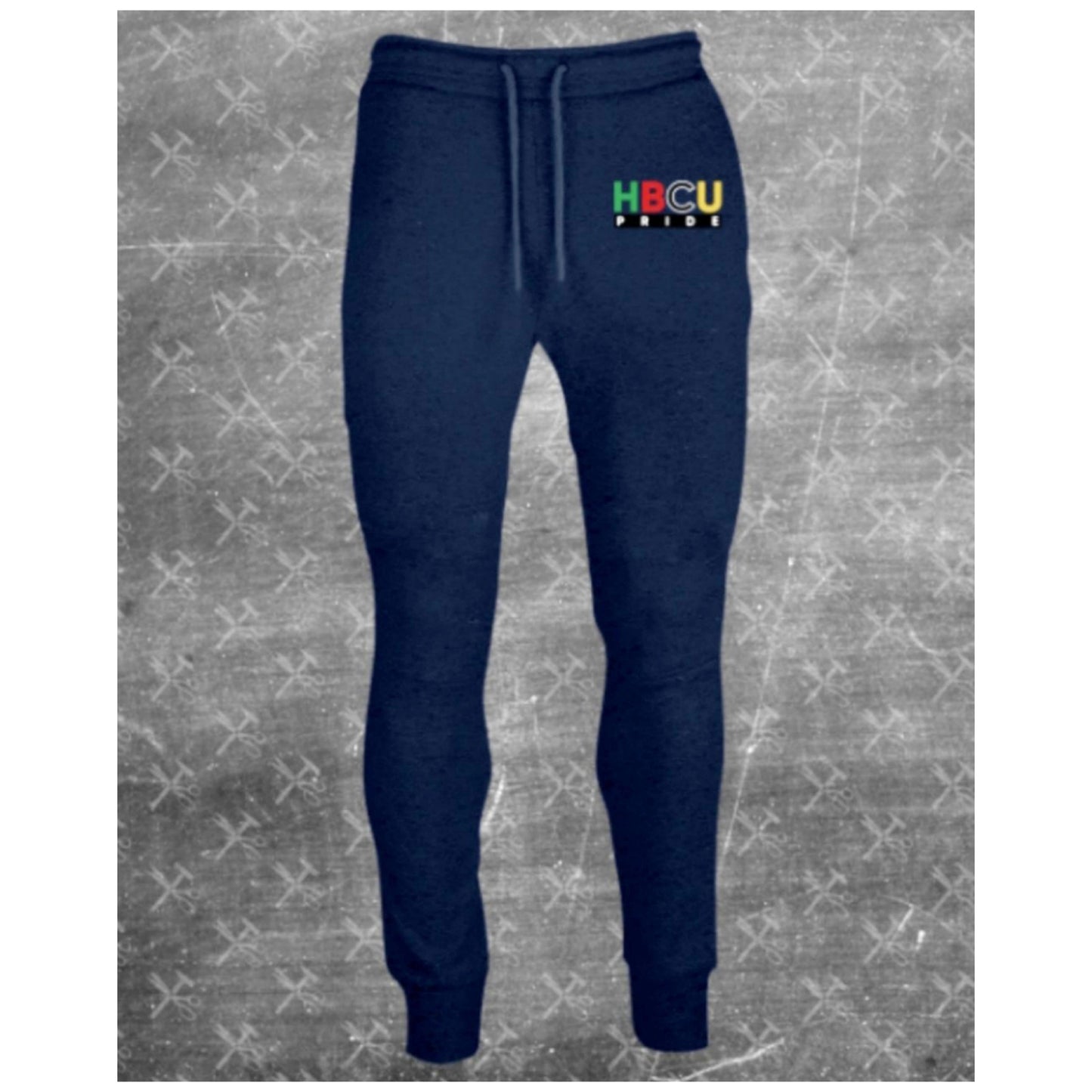 The HBCU Pride Joggers in Navy Blue