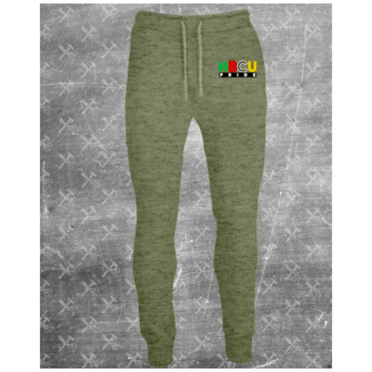 HBCU Pride Joggers in Olive Green