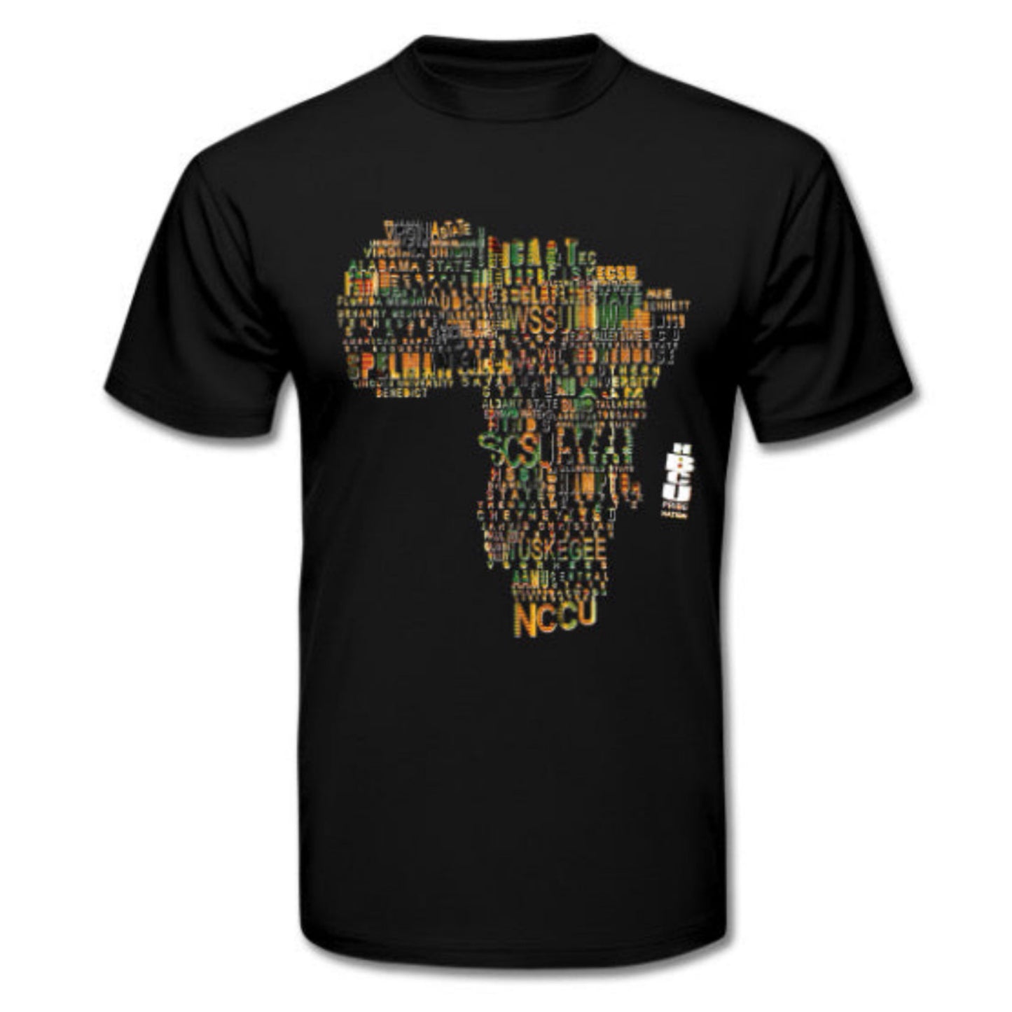 The “Diaspora” Tee in Black and Kente #classic