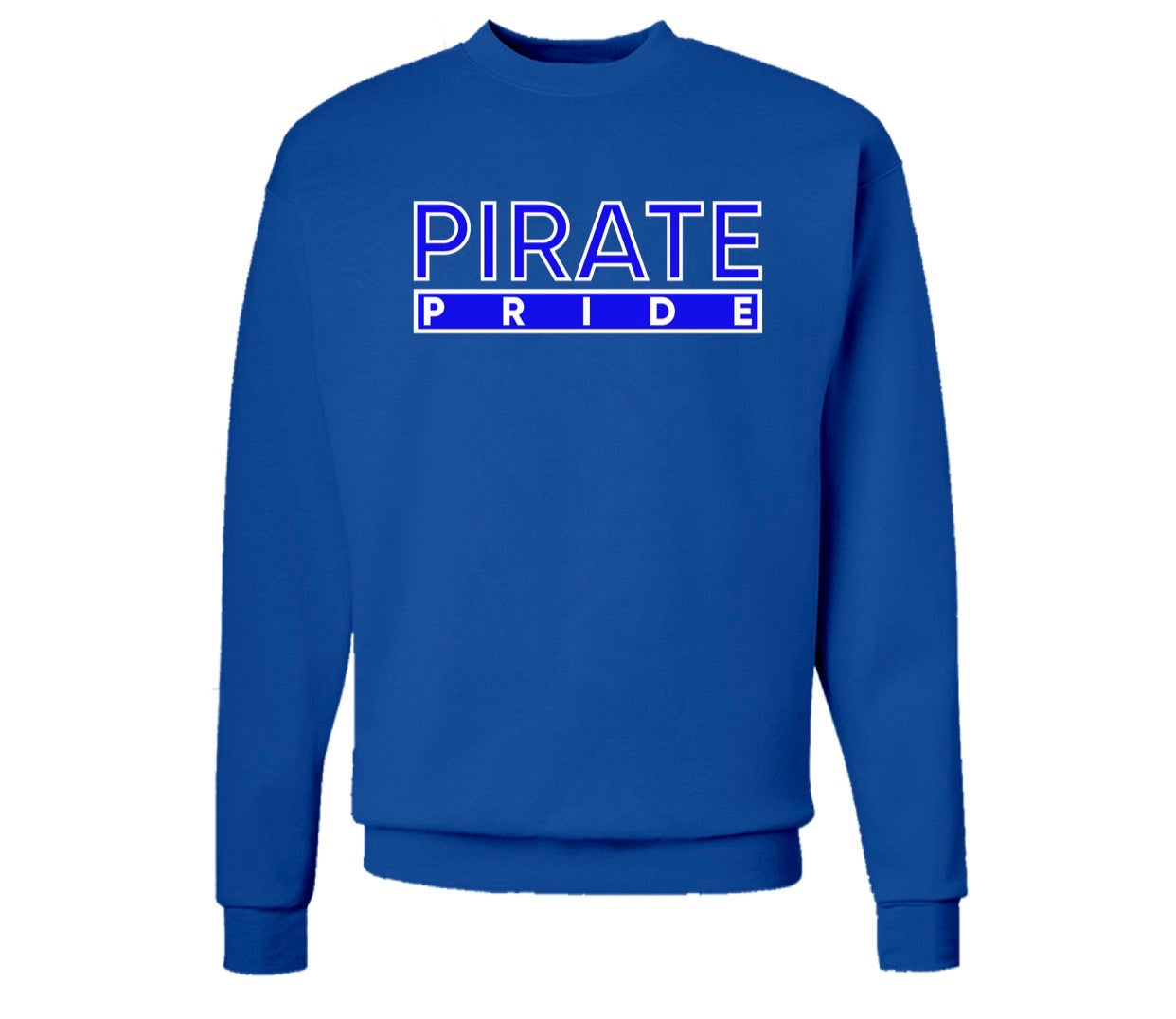 The “Pirate Pride” Hoodie in Royal Blue/White (VA)