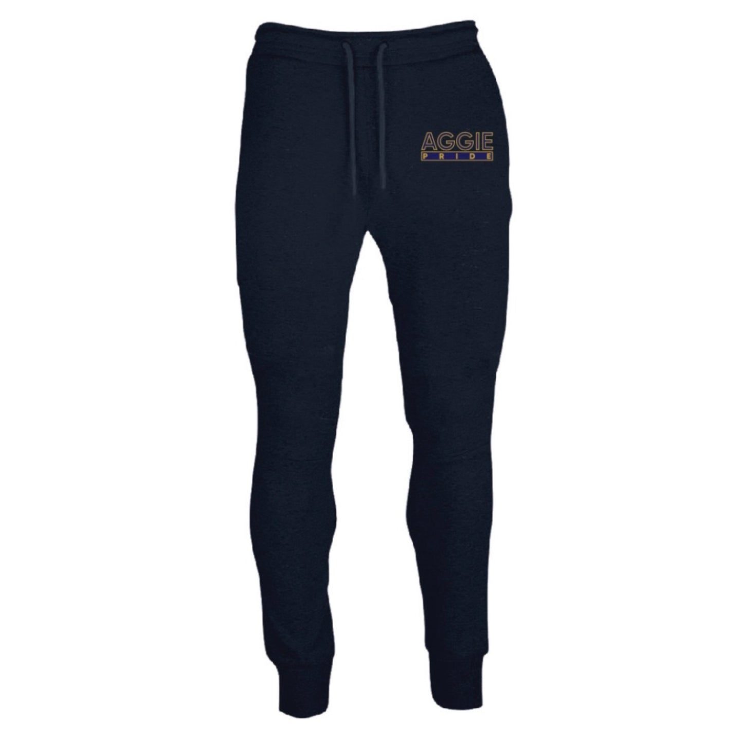 The “Aggie Pride” Joggers in Navy Blue/Gold