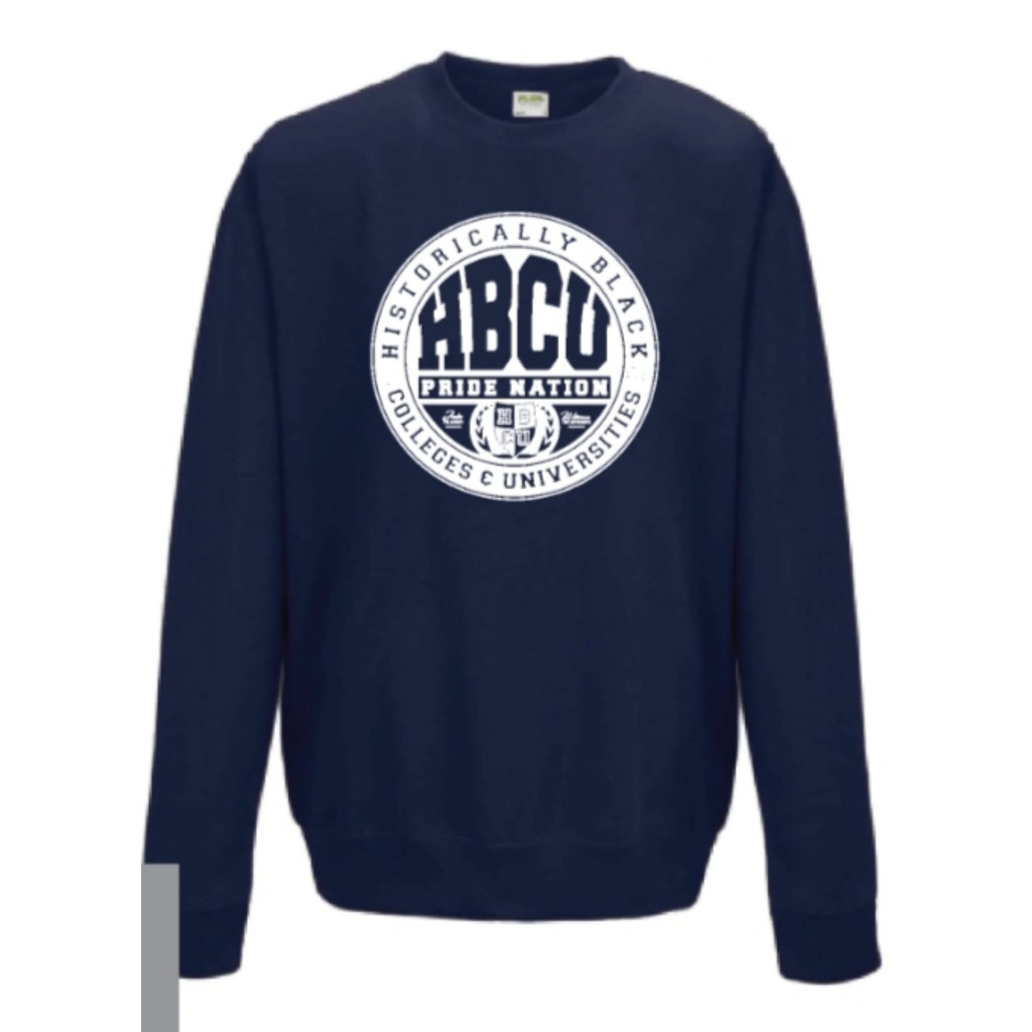 HPN Classic Logo Hoodie/Crew in Navy Blue/White
