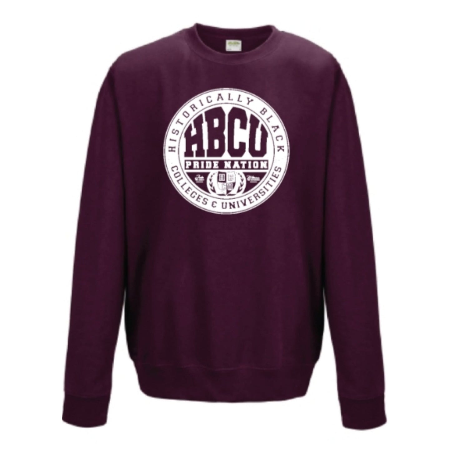 HPN Classic Logo Hoodie/Crew in Maroon/White
