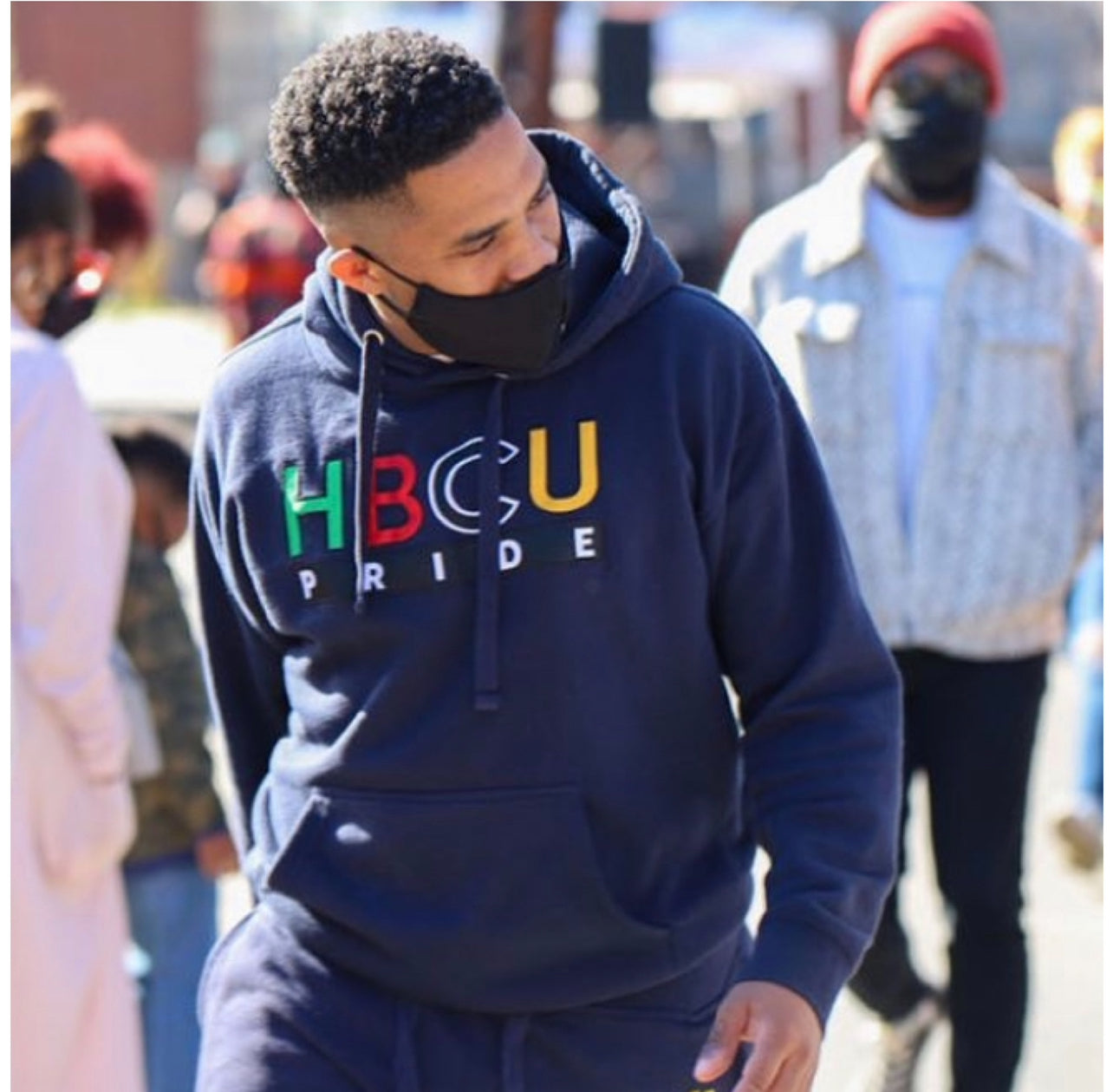 HBCU Pride Hoodie in Navy Blue #instock