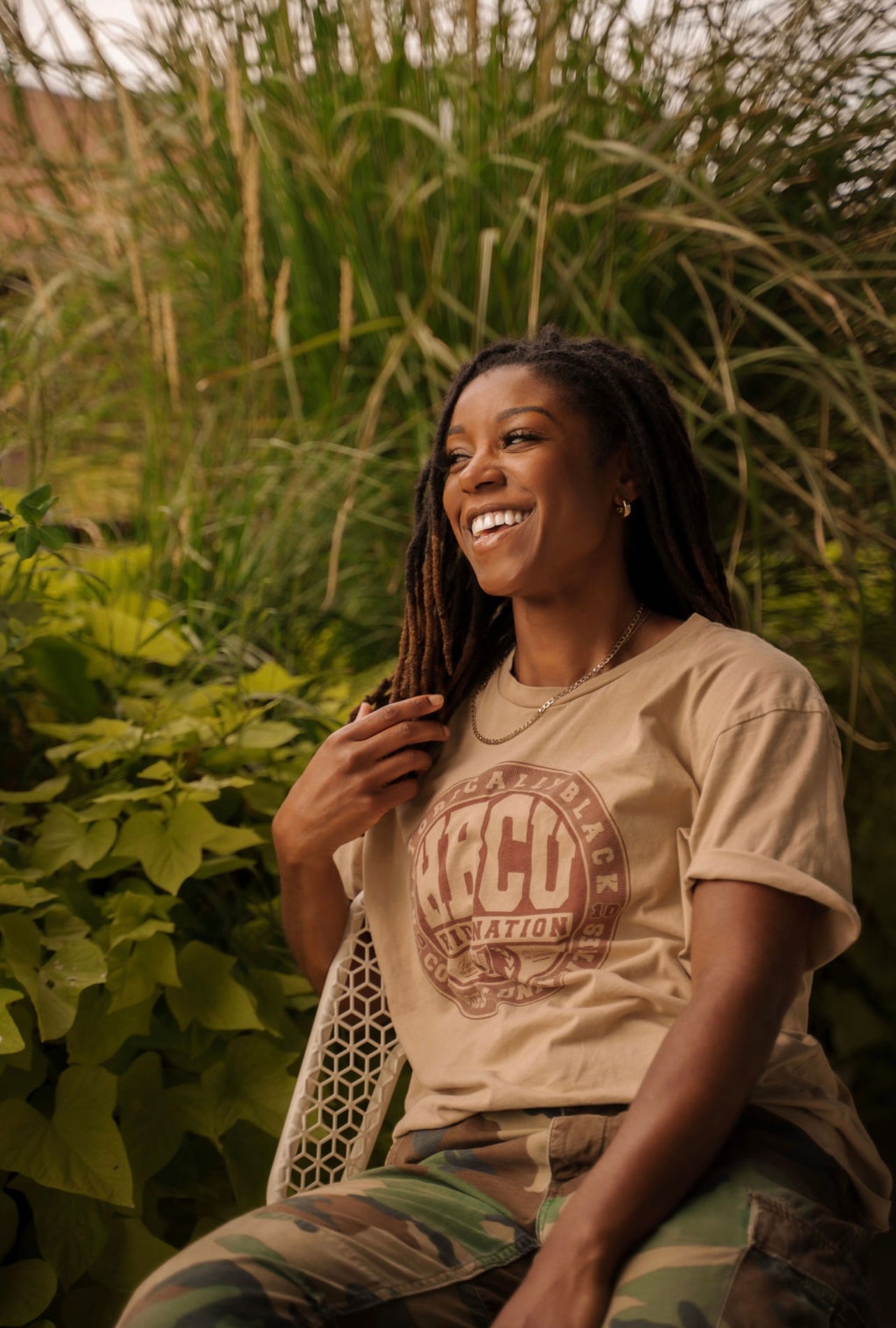 The “C.R.E.A.M.” HPN Classic Tee in Khaki/Khaki