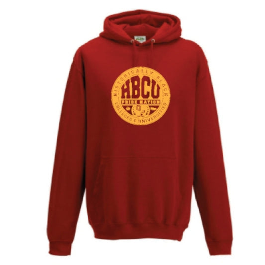 The "Ball and Parlay" Inspired HPN Classic Logo Hoodie (Red/Gold)