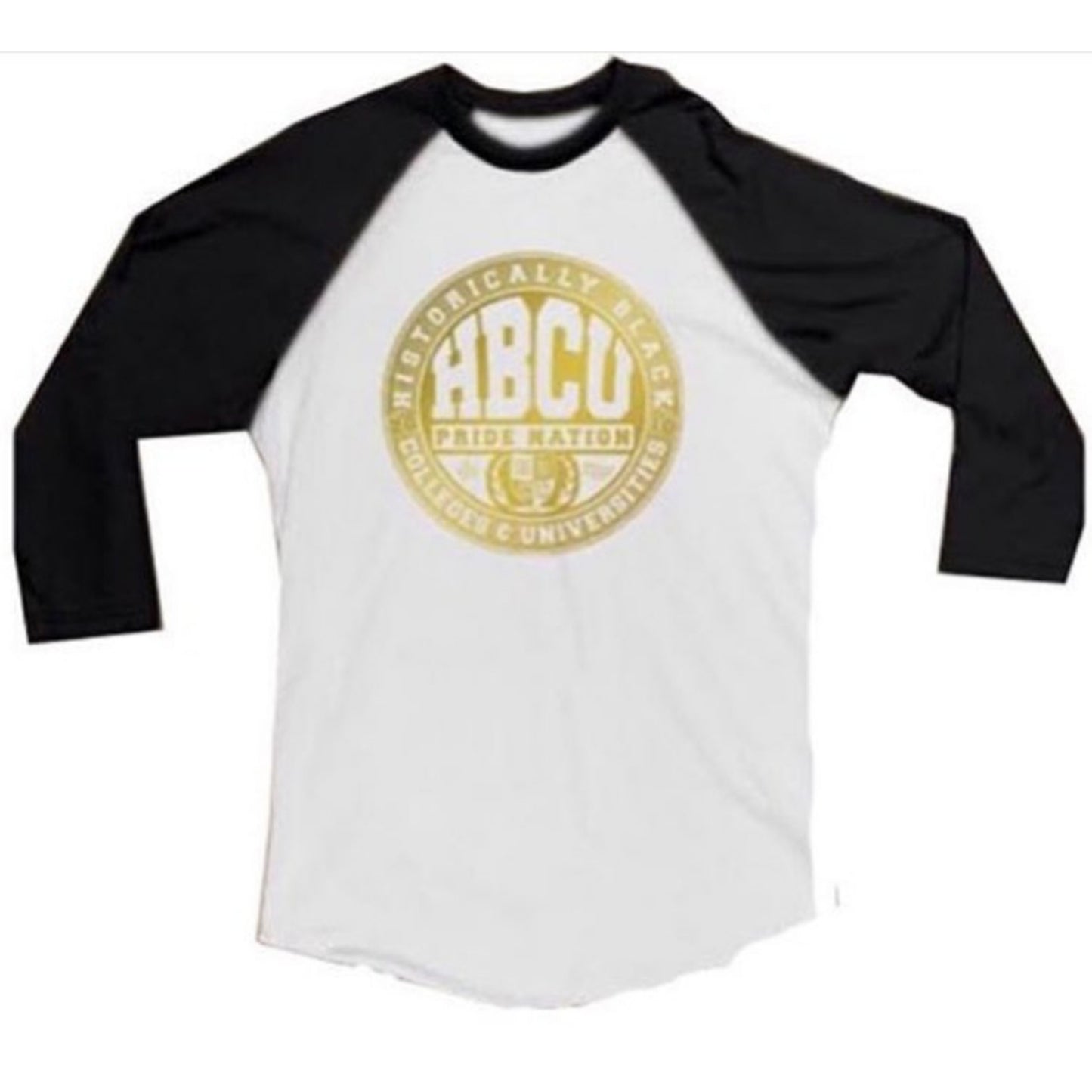 HPN Classic Logo Baseball Tee (Black/Gold)