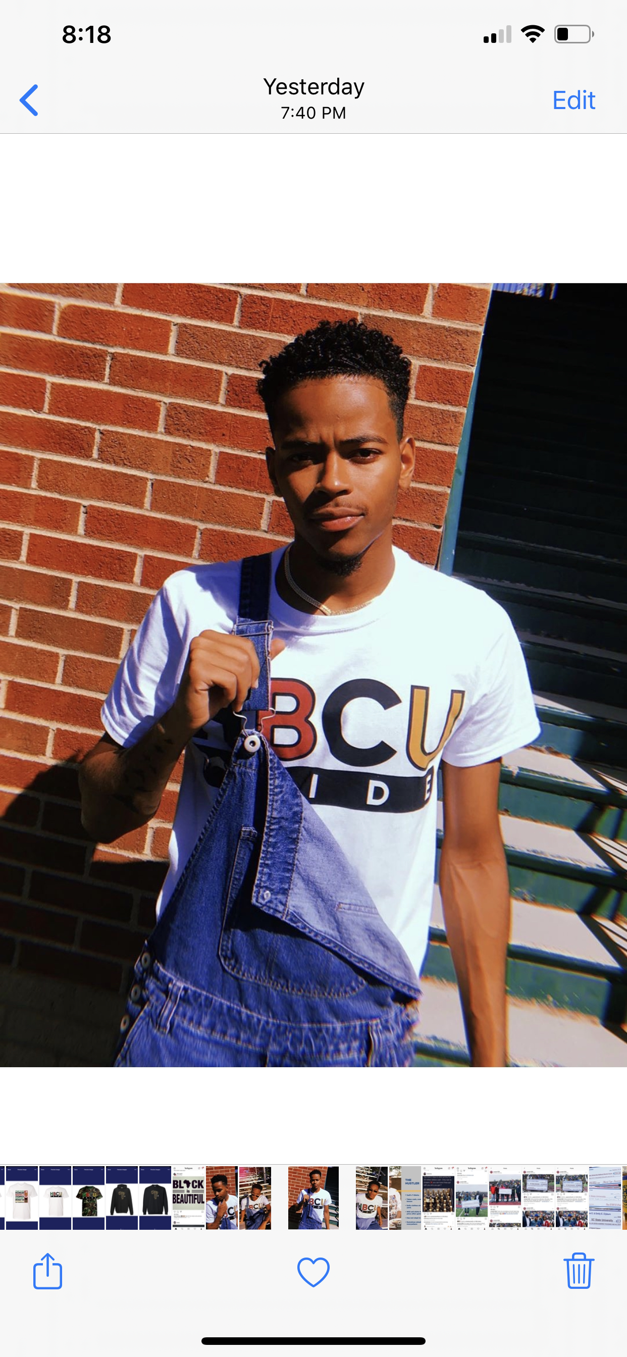 HBCU Pride Banner in White