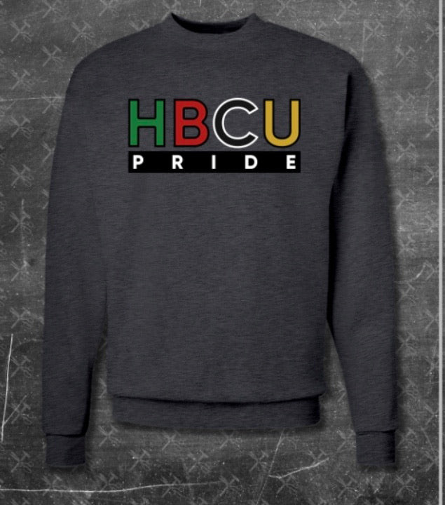 Unisex HBCU Pride Crewneck in Charcoal Gray “Da Cookout”