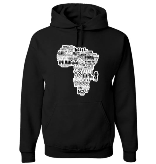 The “Diaspora” Hoodie in Black and White #instock