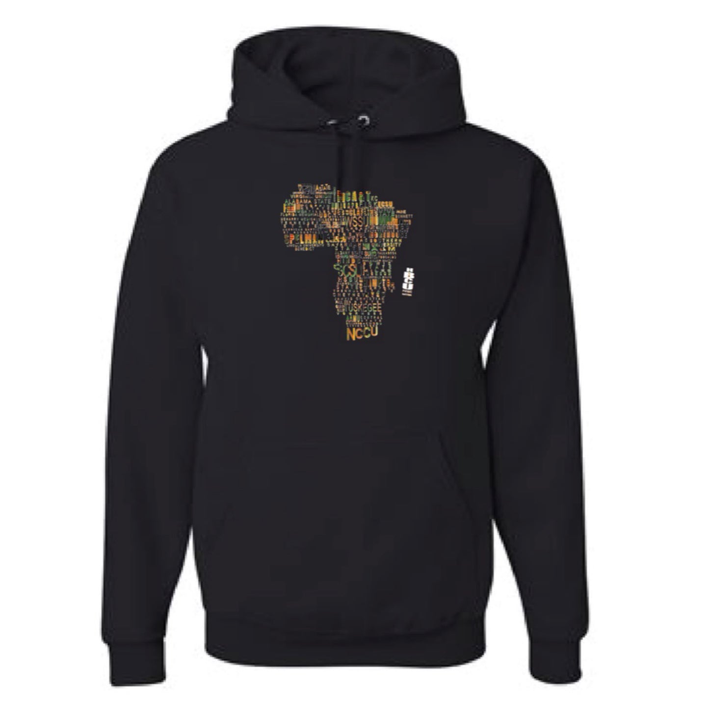 The "Diaspora" Hoodie in Black and Kente #Africa