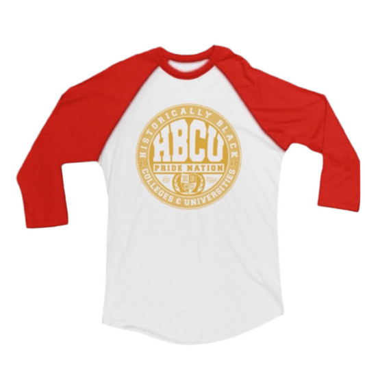 HPN Classic Logo Baseball Tee (Red and Gold)