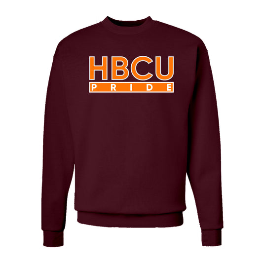 The HBCU Pride Crew in Maroon and Orange