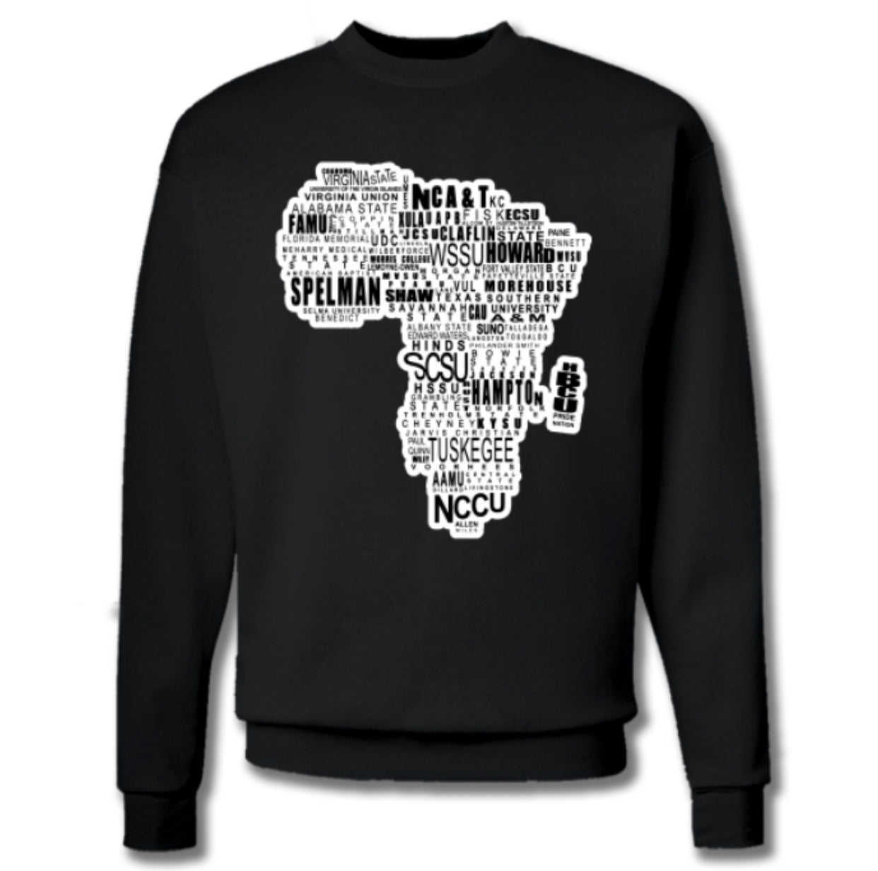 The “Homecoming” Crewneck Sweater in Black and White