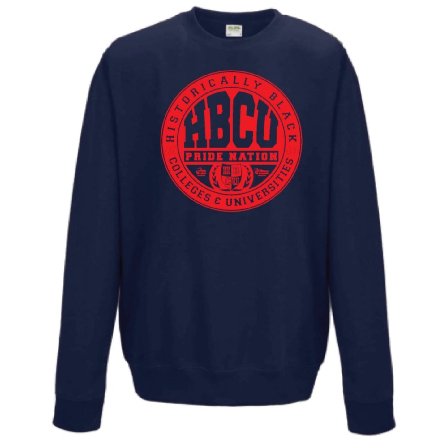 “The Mecca” Inspired HPN Classic Logo Hoodie/Crew (Navy Blue/Red)