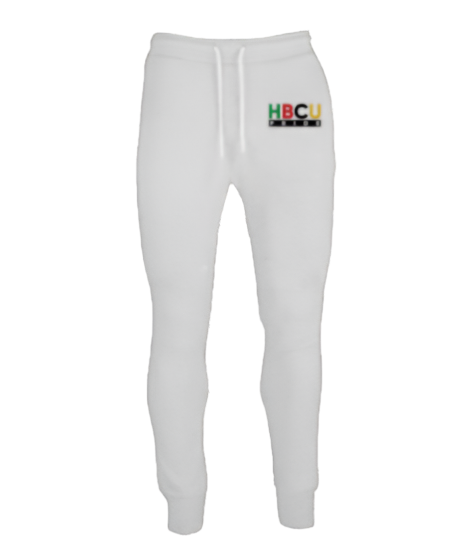 Unisex HBCU Pride Joggers in White “Pure”