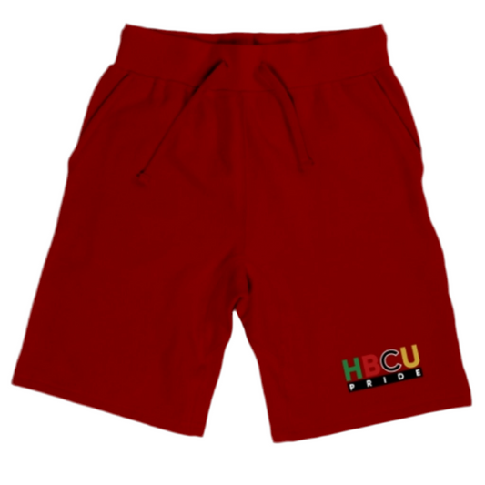 The "Power" HBCU Pride Banner Shorts in Red