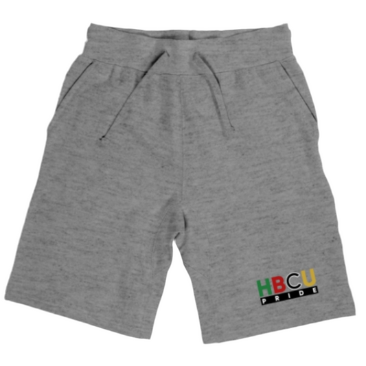 The "24/7" HBCU Pride Banner Shorts in Heather Grey