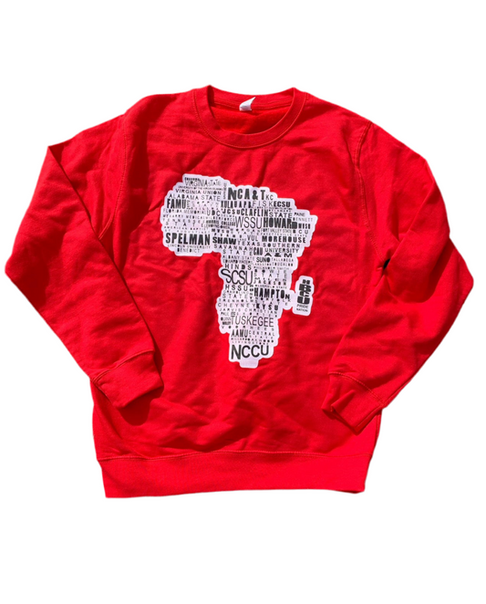The HBCU DIASPORA Crew in Red/White