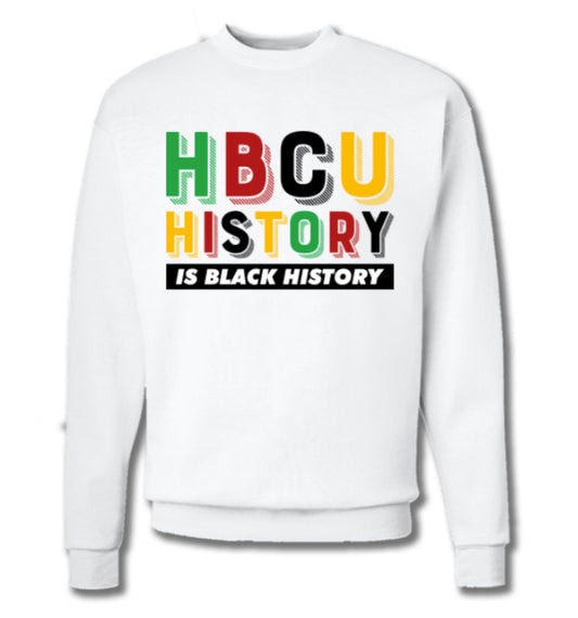HBCU History is Black History (White)