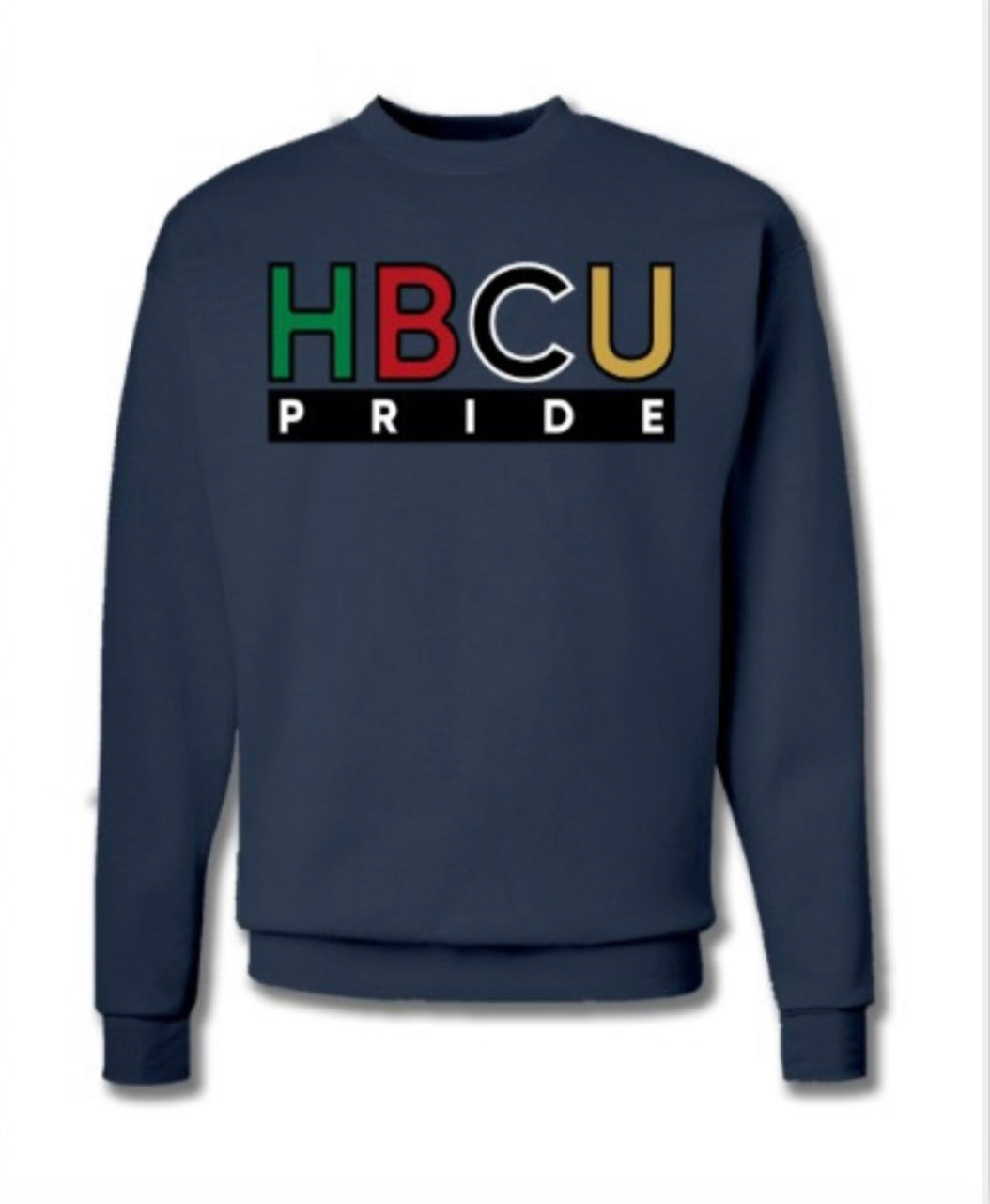 Navy Blue HBCU Pride Crew #instock