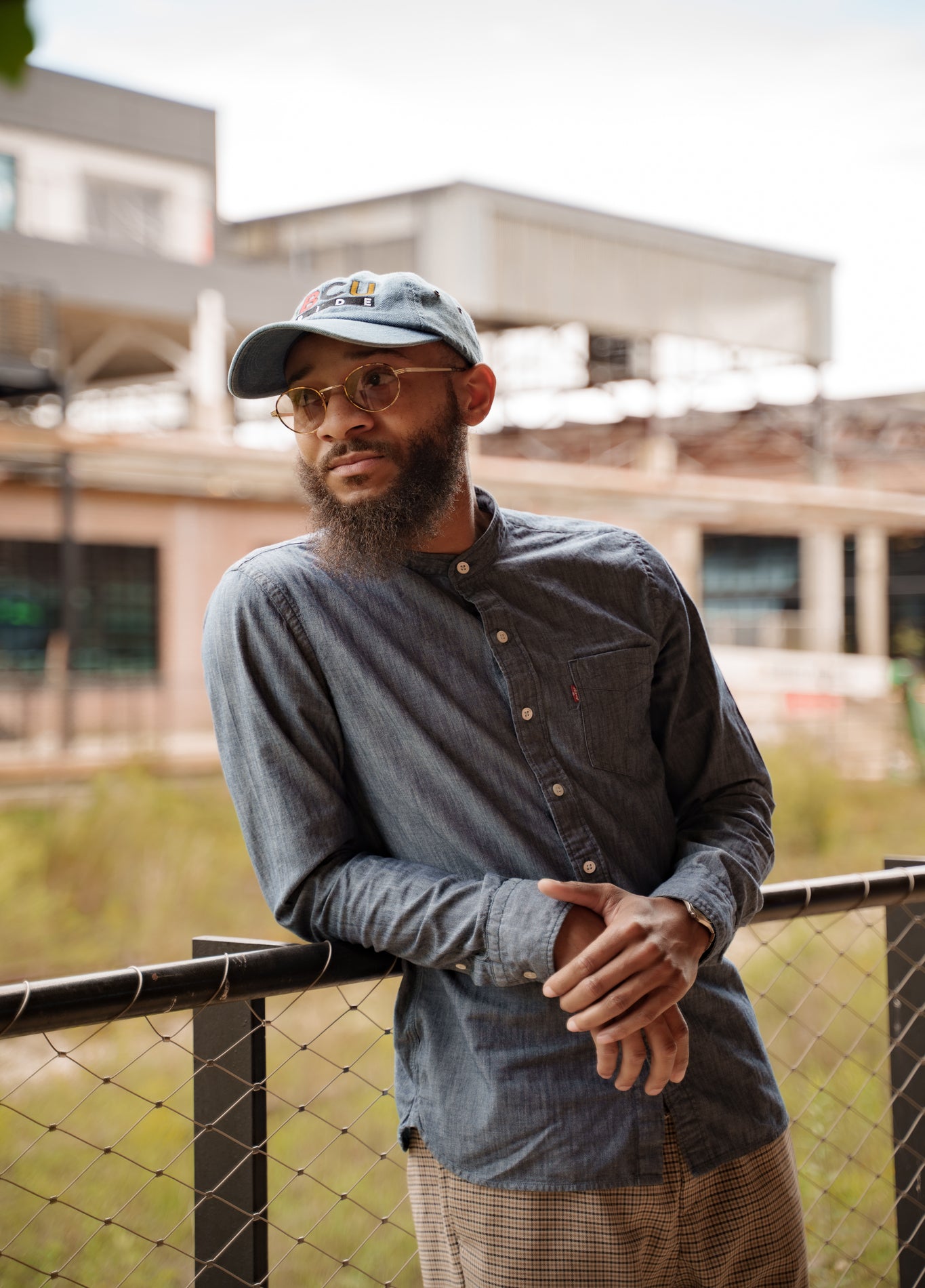 Denim HBCU Pride Dad Hat #essentials