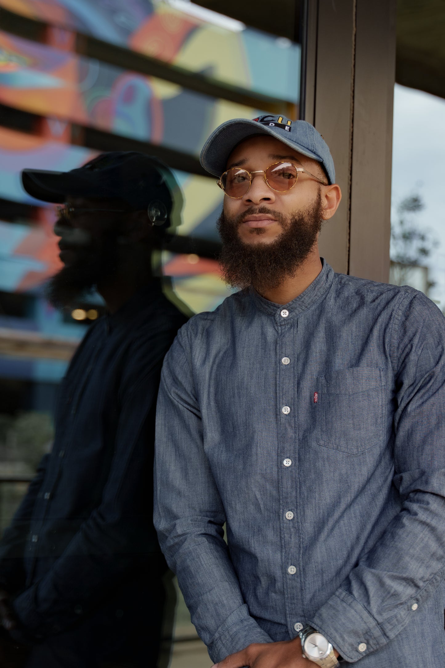 Denim HBCU Pride Dad Hat #essentials