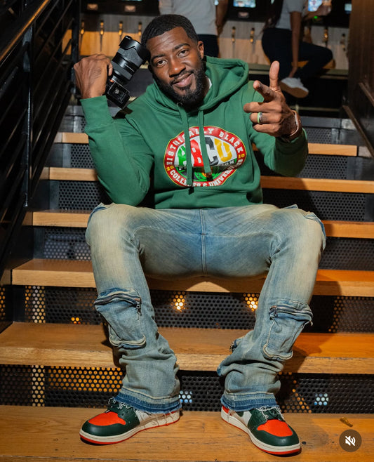 The “For The Culture” Classic Logo Hoodie in Green