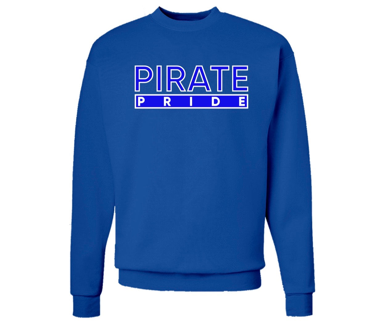 The “Pirate Pride” Hoodie in Royal Blue/White (VA)
