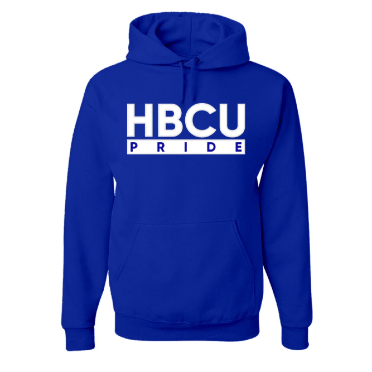 The “HBCU Pride” Hoodie in Royal Blue and White (Sigmas and Zetas)