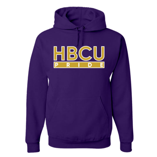 The “HBCU Pride” Hoodie in Purple and Gold (Ques)