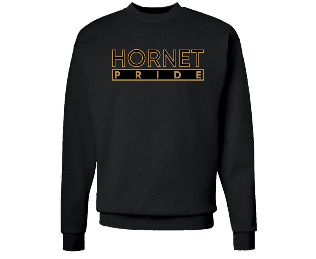The “Hornet Pride” Hoodie in BLK/Gold (AL)