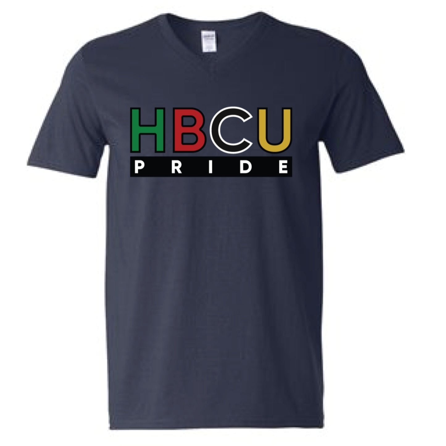 The "Entrepreneur" HBCU Pride Banner Tee in Navy Blue