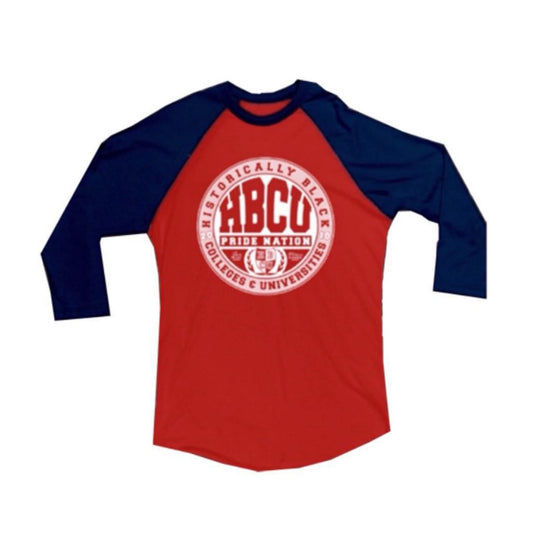 HPN Classic Logo Baseball Tee (Red/White/Navy Blue)